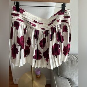 Rampage Vintage Women's Y2K 90’s Floral Fairy Grunge Pleated Mini Skirt Size 9